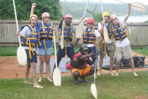 Team Tutu pre-rafting